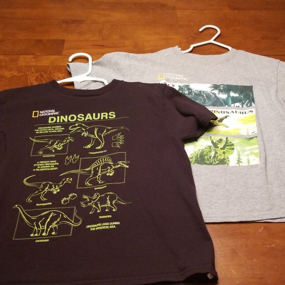 ⭐Reserved⭐2 boys National Geo t-shirts size 7
